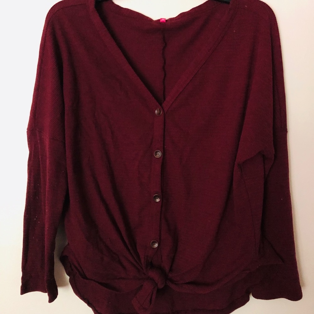 Button-up Front Tie Thermal